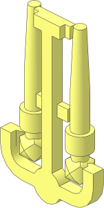 Minifig Tool Wands on Sprue