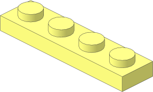 Plate  1 x  4