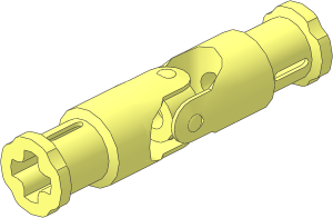 Technic Universal Joint 4L with Bush Ends with Centre Type 2 (Complete)