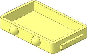 ~Minifig Suitcase with Long Handle - Female Half