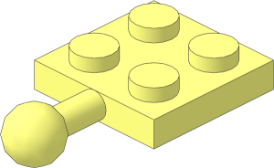 =Plate  2 x  2 with Towball