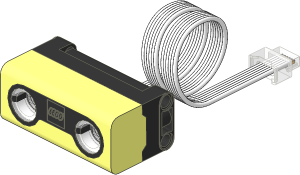 Electric Powered Up Distance Sensor with Coiled Cable