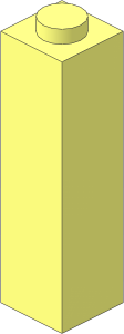 Brick  1 x  1 x  3