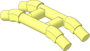 Train Pantograph Shoe without Hinge