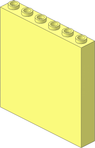 Brick  1 x  6 x  5