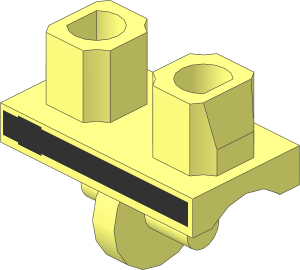 Minifig Hips with Studded Belt Pattern