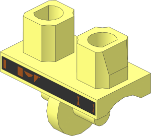 Minifig Hips with SW Gunbelt Pattern
