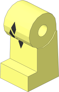 ~Minifig Leg Right with  3 Black Diamonds Pattern (Obsolete)