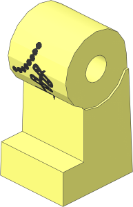 ~Minifig Leg Right with Chainlink and  3 Safety Pins Pattern (Obsolete)