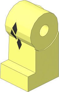 ~Minifig Leg Right with 3 Black Diamonds Pattern (Obsolete)