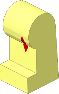 ~Minifig Leg Left with  2 Red Diamonds Pattern (Obsolete)