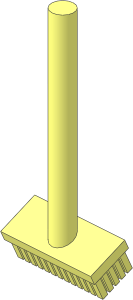 Minifig Pushbroom