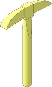 Minifig Pickaxe