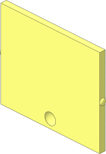 Glass for Window  1 x  4 x  3 with Handle