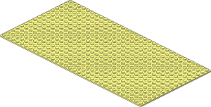 Baseplate 16 x 32 with Square Corners