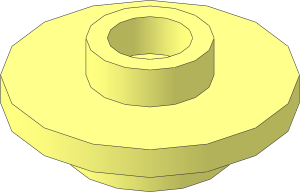 Minifig Saucer with Hollow Stud on Top