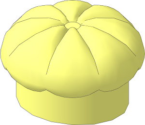 Minifig Cook's Hat