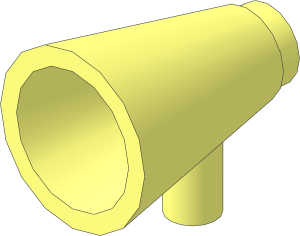 Minifig Megaphone