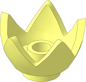 Minifig Crown with 5 Points