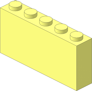 Brick  1 x  5 x  2