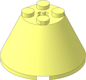 Cone  4 x  4 x  2 with Axlehole