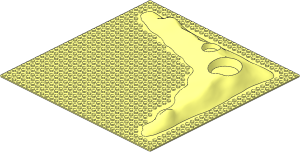Baseplate 32 x 32 with Craters