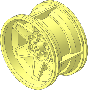 Wheel Rim 34 x 56 with  6 Spokes and  6 Pegholes