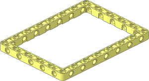Technic Beam 15 x 11 with Open Center 13 x  9