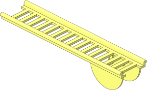 Ladder  4 x 15.6 with Semi-Circular Pivot