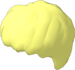Minifig Hair Short Tousled