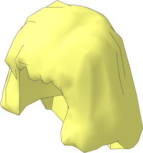 Minifig Hair Long Wavy
