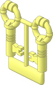 Minifig Keys on Sprue
