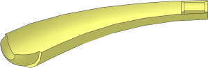 ~Animal Dinosaur Tail/Neck Curved - Bottom (Needs Work)