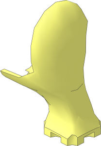 ~Animal Dinosaur Legs Short, Right (Needs Work)