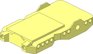 ~Electric Spybotic Brick Chassis (Needs Work)