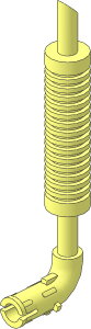 Exhaust Pipe with Pin