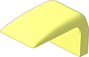 Vehicle Roof  4 x  7.5 x  3.667
