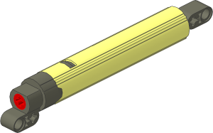 Technic Linear Actuator 12 x  2 x  2 (Contracted)