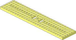 Train Base  6 x 28 with 23 Holes