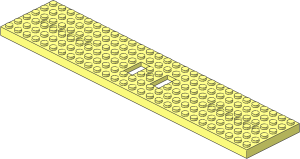 Train Base  6 x 28 with 15 Holes
