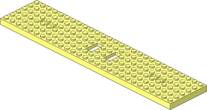 Train Base  6 x 28 with  8 Holes