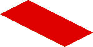 Sticker  5.5 x  2.4 Red