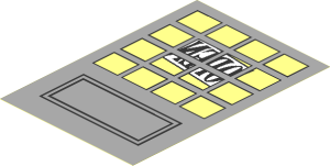 Sticker  5.5 x  3.7 with Reversed "OPEN" Sign