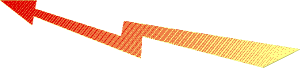Sticker  3.2 x  5.8 with Left Red Arrow