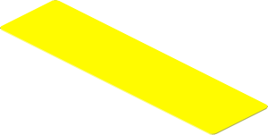 Sticker  0.8 x  3 Yellow