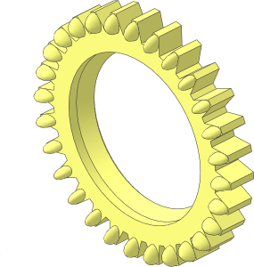 ~Technic Differential Crown Wheel 28 Tooth