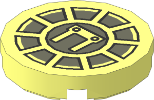 Tile  2 x  2 Round with Vent Pattern
