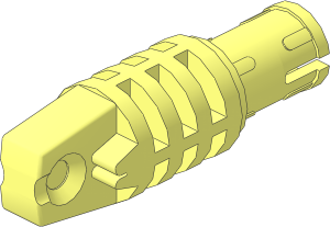 Hinge Arm Locking with Single Finger and Friction Pin
