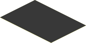 Sticker  2.6 x  3.8 with Silver "317" and Rivets and Frame on Black Background