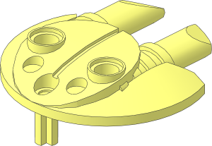 Constraction Shield  5 x  5 with Dual Prongs